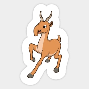 Kawaii Saiga antelope Sticker